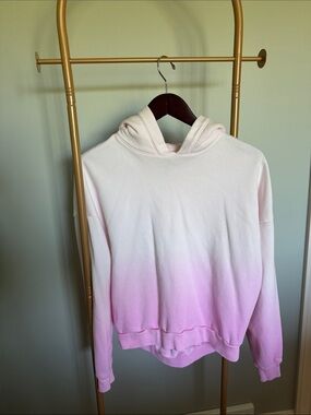 GAP Pink to Light Pink Ombre Hoodie Sweatshirt